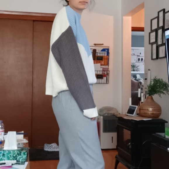 ⛔️SOLD⛔️🆕️NWT Buffalo by David Bitton Tricolor Knit Sweater - Picture 6 of 16